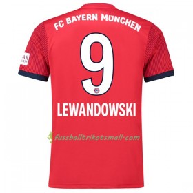 Günstige Fußballtrikots FC Bayern München Lewandowski 9 2018-2019 Kurzarm Heimtrikotsatz kaufen